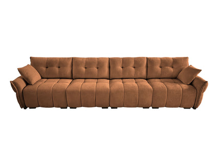 Modern Sofa & Pillows, Textured Cover, High Rebound Cushions