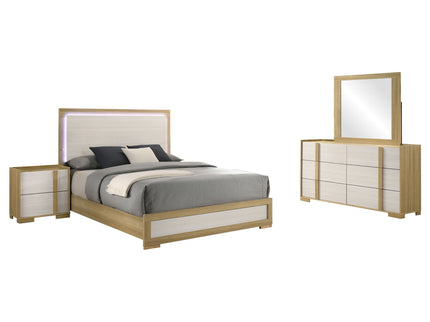Lincoln - Bedroom Set With LED Headboard