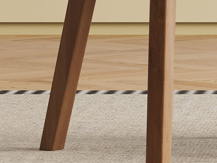 Dining Chair (Set of 2) - White / Deep Walnut