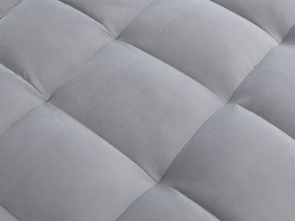 Modern Loveseat Futon Sofa With Pullout Bed, Adjustable Reclining Backrest, Toss Pillows