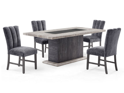 Dining Table, Fits Up To 6 People - Gray