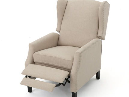 Westeros Wing Back Fabric Upholstered Recliner