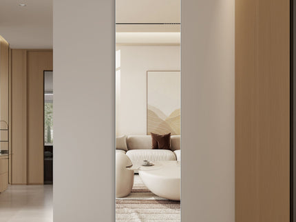 Full Body Round Corner Mirror For Living Room
