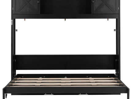 Murphy Bed With Storage Cabinets