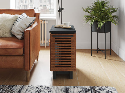 Chairside Table - Black / Bourbon