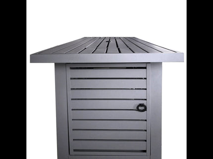 Propane / Gas Outdoor Fire Pit Table With Lid