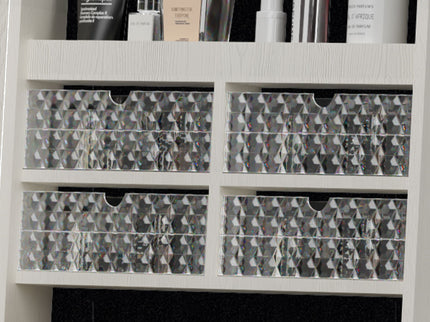 Swivel Jewelry Cabinet With Full Length Mirror