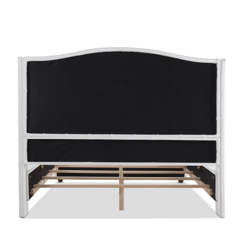 Marcella - Upholstered Shelter Headboard Bed Set
