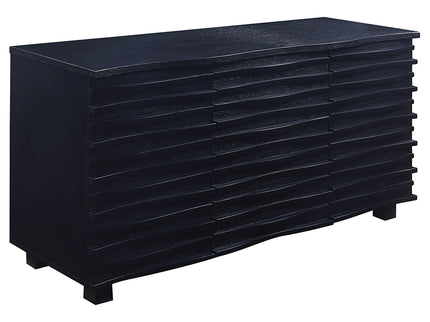 Monette - 3 Drawer Server Sideboard - Black