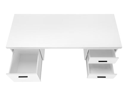 Computer Desk For Home Office, Laptop, Left, Right Set - Up, Storage Drawers, Contemporary & Modern
