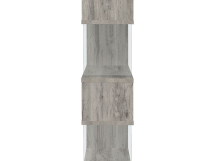 Elias - 4 Shelf Bookshelf With Zigzag Design