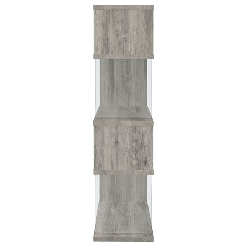 Elias - 4 Shelf Bookshelf With Zigzag Design