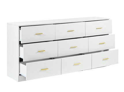 9 Drawer Dresser, Ample Storage For Bedroom