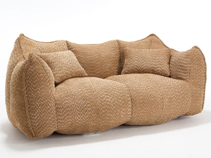 Comfortable Dual Beanbag Chair With High Resilience Foam Core For 2 People