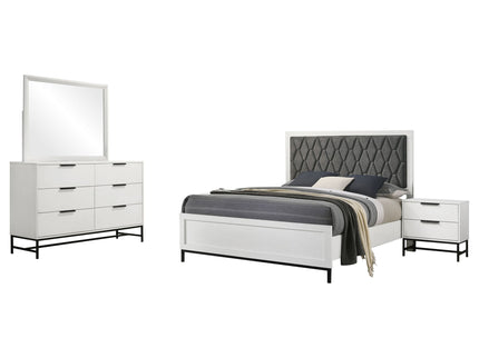 Taraval - 4 Piece Queen Bedroom Set - White