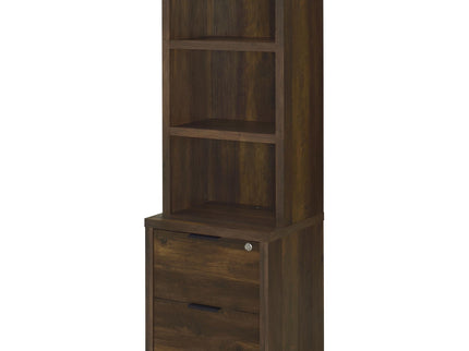 Geary - 3 Shelf Bookcase With USB Charging And Lockable Top Drawer