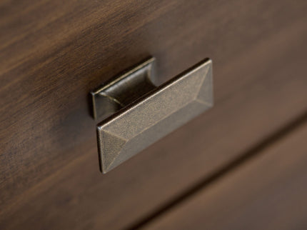 Artisan - Tall TV Media Stand - Natural Aged Brown