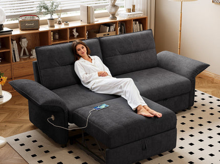 Sofa Bed With Convertible Design, Living Room Furniture