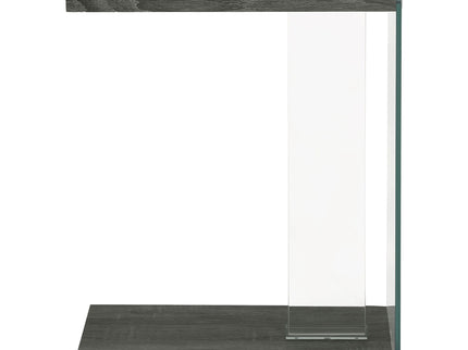 Sampson - C Shaped Side Table - Gray