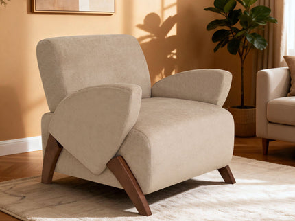 Lounge Accent Chair For Living Room - Beige Coffee