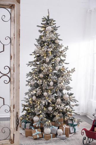 Glass Decorative Hanging Ball Christmas Tree Ornaments (Set of 12)