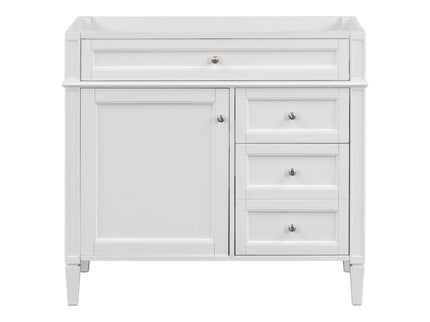 Bathroom Vanity With 2 Drawers And Tip-Out Drawer, Storage Cabinet