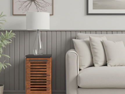 Chairside Table - Black / Bourbon
