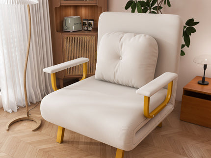 5 In 1 Folding Sofa Bed With 5 Position Adjustable Backrest