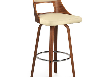 Dallyn - Swivel Bar Stool (Set of 2) - Cream