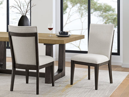 Soft Upholstered Dining Chairs (Set of 2) - Brown