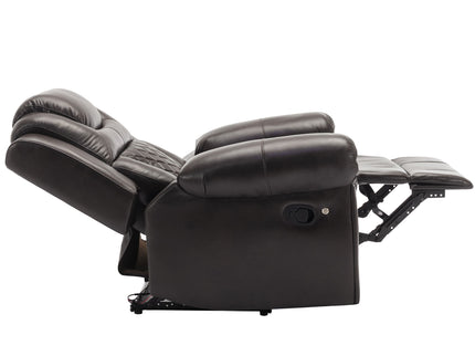 Home Theater Seating Manual Recliner Chair With Led Light Strip For Living Room