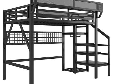 Loft Bed With Stairs And Storage