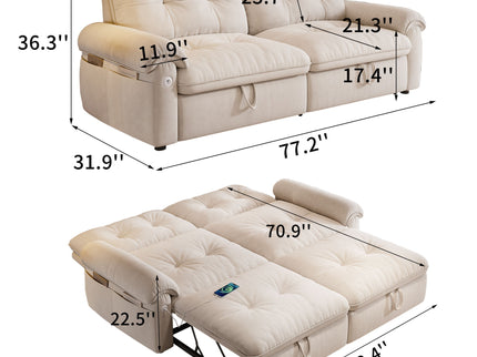 Convertible Cloud Like Sofa Bed