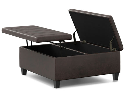 Ellis - Upholstered Coffee Table Storage Ottoman