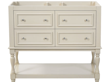 Modern Bathroom Vanity Cabinet With 4 Drawers