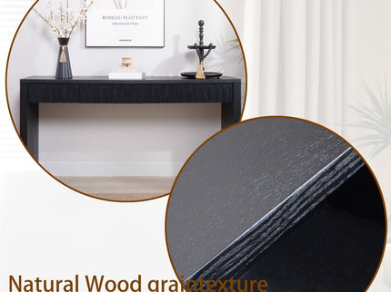 Modern Console Table With 4 Drawers, Entryway Table