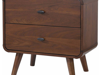 2 Drawer Nightstand - Walnut
