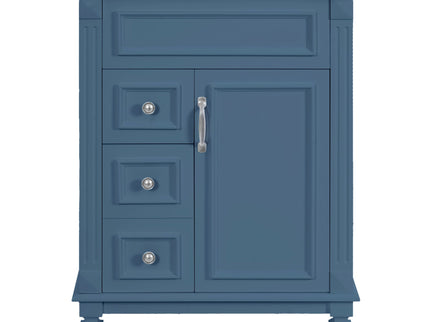 Bathroom Vanity With Sink, Compact Cabinet & 2 Drawers And Adjustable Shelf