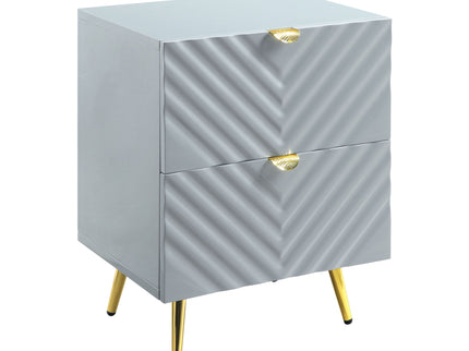 Gaines - High Gloss Nightstand