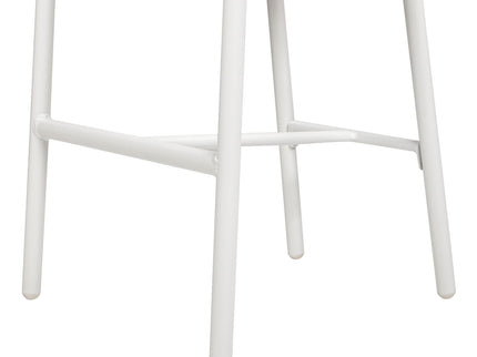 Rowan - Rope Barrel Low Back Patio Counter Stool (Set of 2) - Optic White