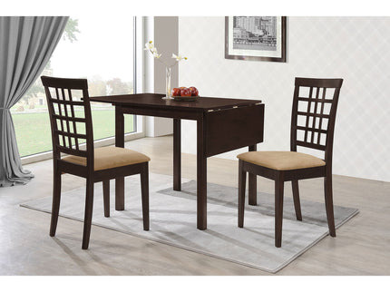 Lattice Back Side Chair (Set of 2) - Brown
