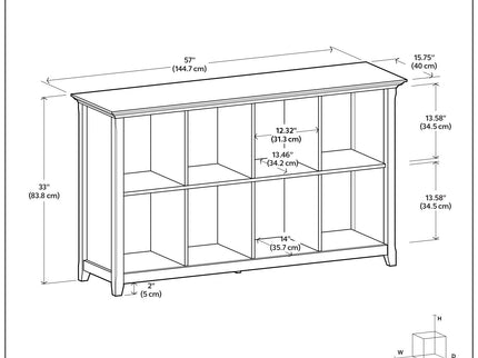 Amherst - Cube Storage Bookcase