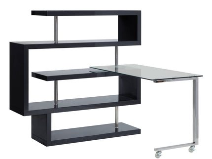 Buck II - Writing Desk With Bookshelf