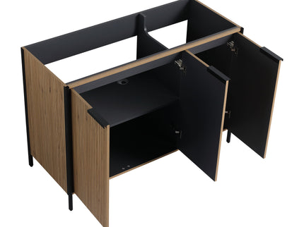 Contemporary Freestanding Bathroom Vanity With Adjustable Shelves