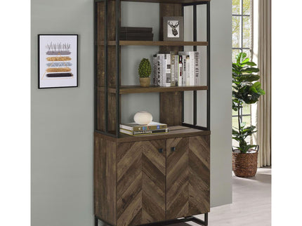 Herringbone - 2 Door - Brown