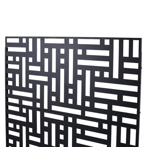Decorative Freestanding Metal Privacy Screen For Indoor & Outdoor Use