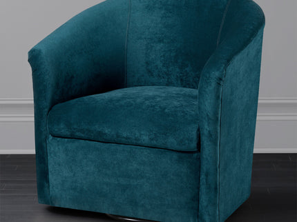 Eden - Swivel Chair With Upholstery And Hardwood Frame