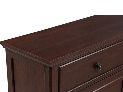 1 Piece Dresser, 6 Drawer Storage, Bedroom Furniture - Brown / Cherry