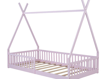 House Shaped Design Bed With Fence