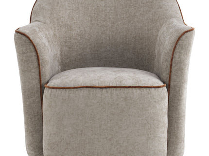 360° Swivel Accent Chair With Flared Arms
